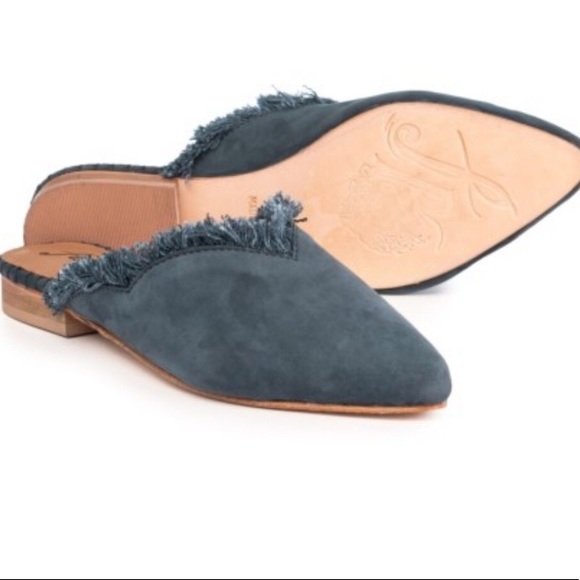free people leather newport flat